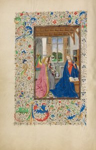 La Anunciación de Master of Llangattock the Hours